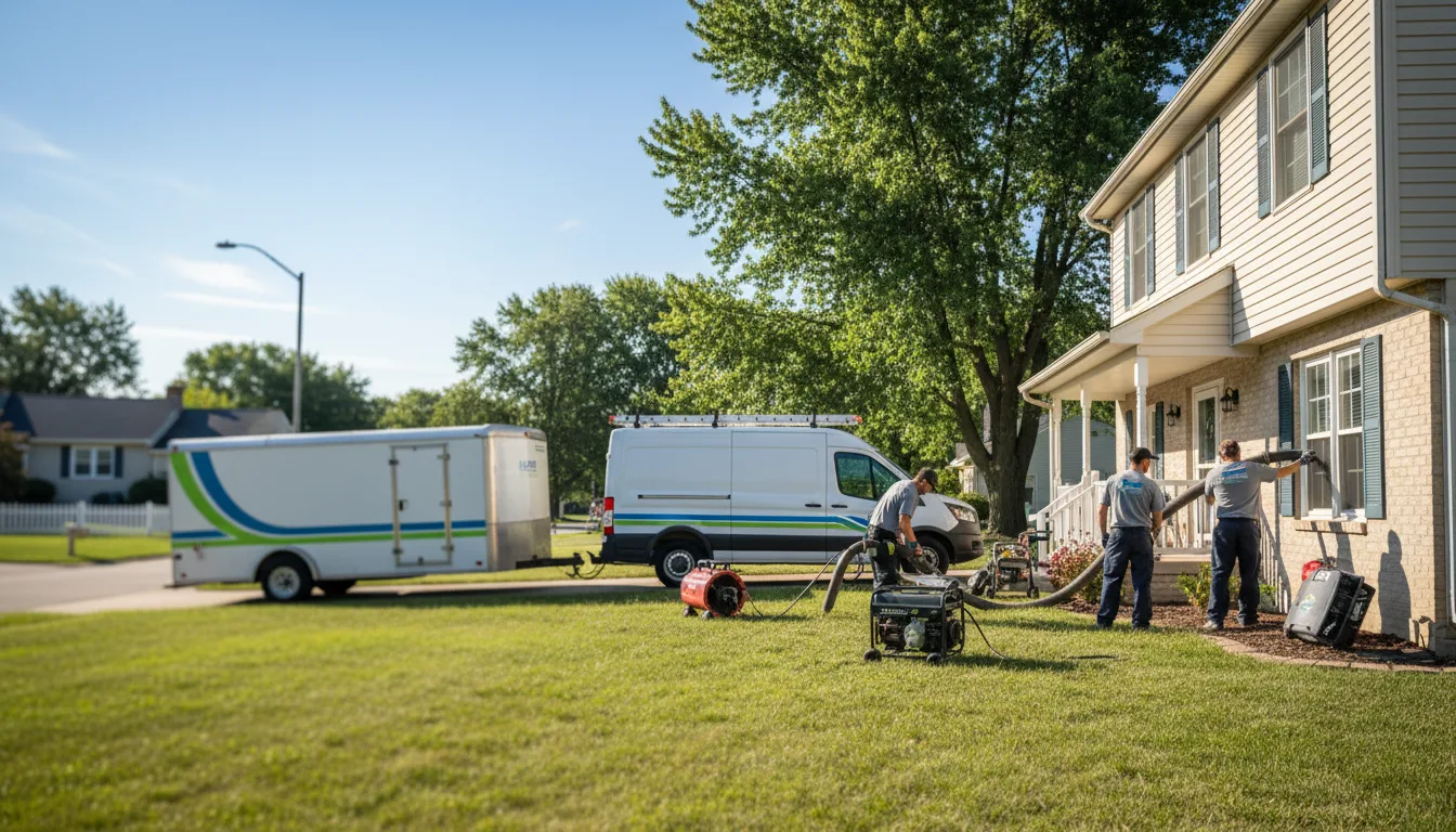 Flooded Basement Restoration And Cleanup With Repair in Cedar Point, KS near me